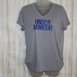 Under Armour Womens Tee Shirt V Neck Large